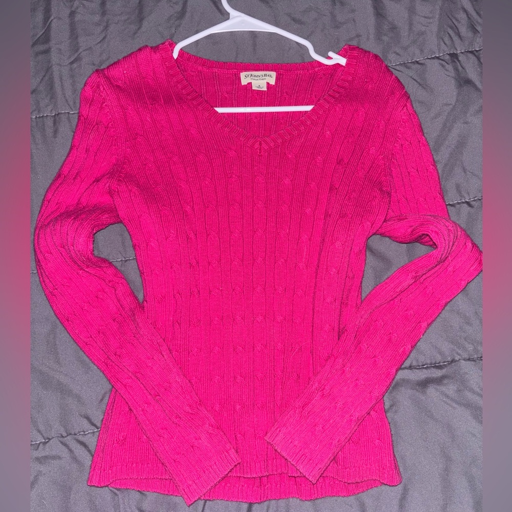 Small Pink St. John’s Bay Sweater